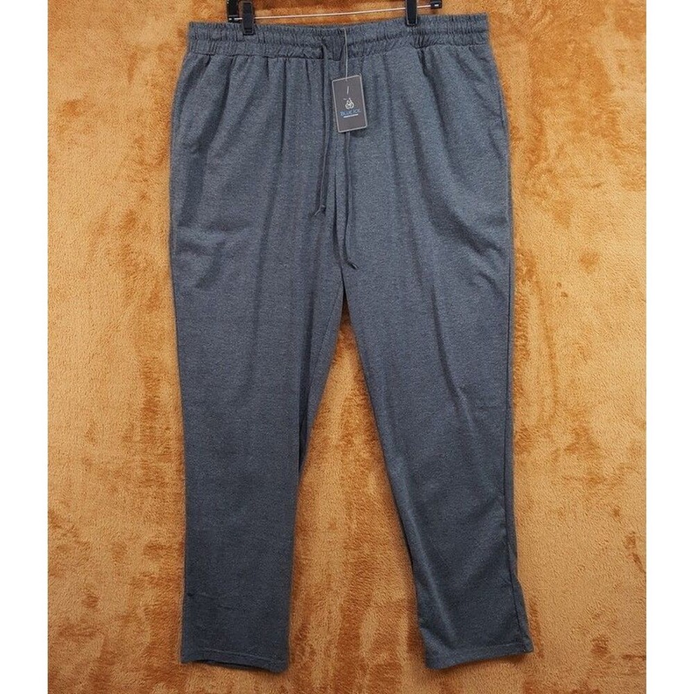 BLUE ICE Lounge Pants Mens XXXL Grey Drawstring Lightweight Sleep Comfort
